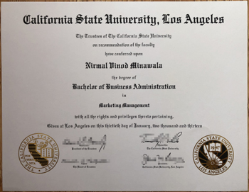 What are the benefits of getting a fake diploma from CAL State Los Angeles?  CSULA fake degree