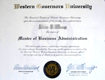 Western Governors University bachelor degree.Buy a fake qualification.