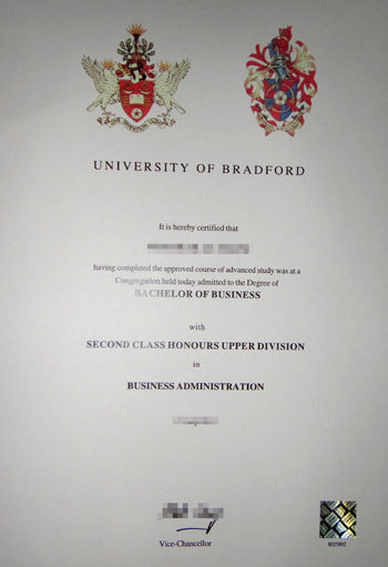A perfect substitute for a University of Bradford certificate.buy certificate