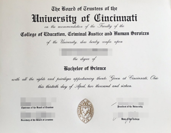 Fast order a fake degree from the University of Cincinnati