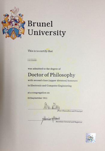 How do I get a fake certificate from Brunel University London