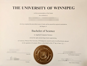 Buy a fake degree from the University of Winnipeg to improve your quality of life