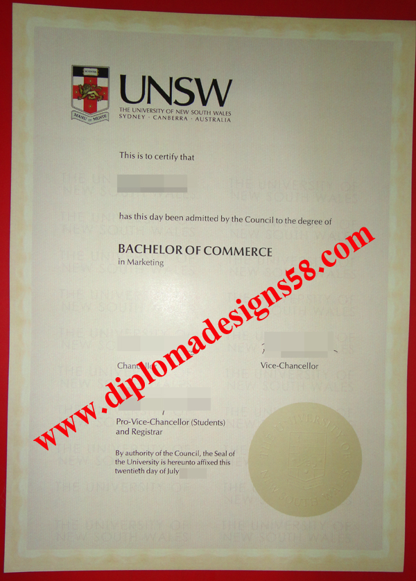 The University of New South Wales fake degree/buy certificate