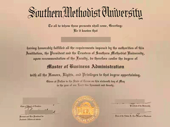 Buy a fake diploma from Southern Methodist University