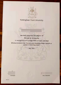 I would like to purchase a good quality fake Nottingham Trent University diploma