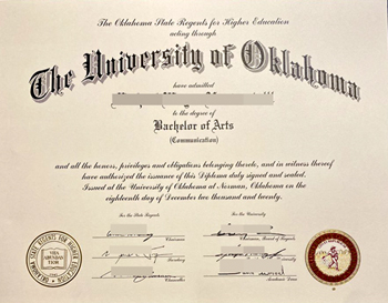 Online purchase of fake degrees, transcripts from the University of Oklahoma.