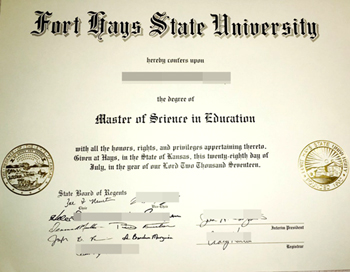How much it costs to buy a fake degree from Fort Hays State