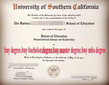 The best site to buy fake university of Southern California certificates