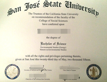 Buy a fake diploma from San Jose State University to help me get a job
