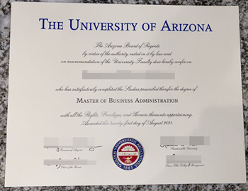 I need to purchase a fake diploma from the University of Arizona. How much is it?