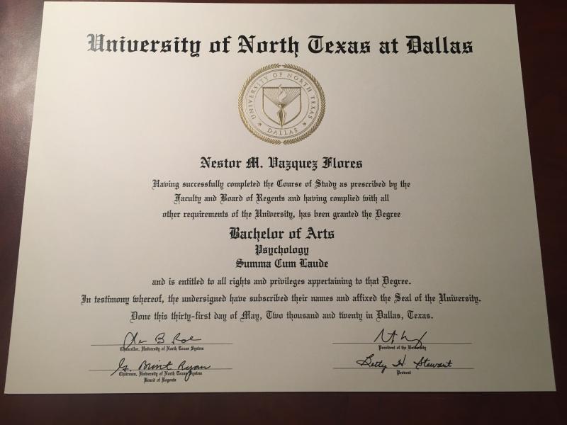 How much does it cost to buy a fake diploma from the University of North Texas