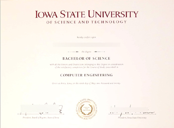 Purchased a fake degree from Iowa State University in the United States