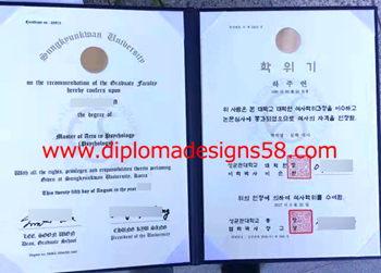 Buying fake diplomas from Sungkyunkwan University in South Korea