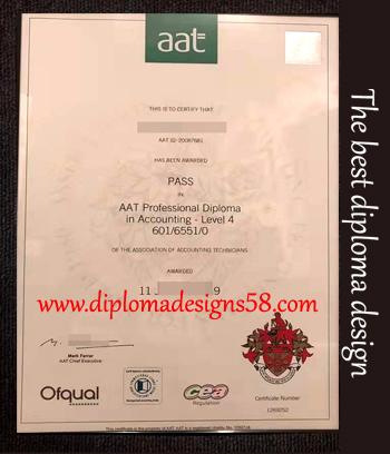 Purchase the AAT certificate of the latest version