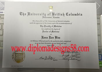 How much does it cost to purchase a fake diploma from the University of British Columbia in the United States.