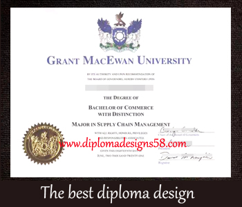 Grant MacEwan University diploma of the highest quality