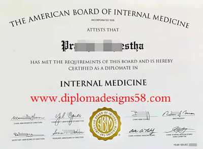 Where can I buy a fake diploma from The American Board of Internal Medicine.