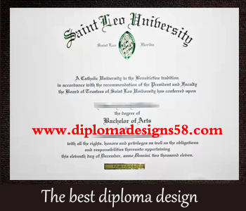Purchase fake degrees from Saint Leo University at www.diplomadesigns58.com