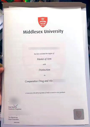 Buy the latest version of Middlesex University's fake diploma.