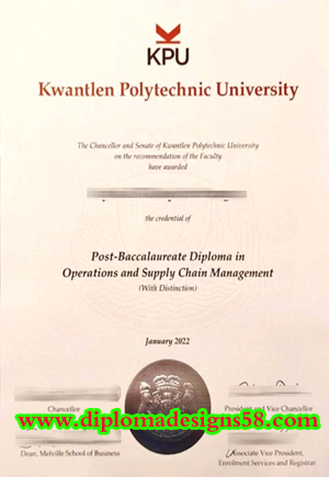 Purchase copies of kwantlen polytechnic university certificates online.