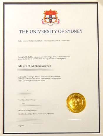 Where to buy the best quality copy of the University of Sydney certificate.