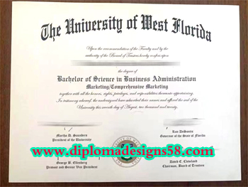 How to buy a fake diploma from the University of West Florida in the United States.