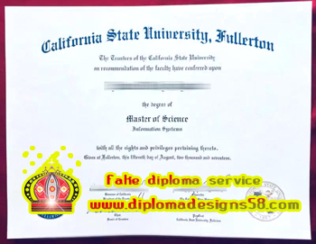 Fast track a fake diploma from California State University, Fullerton.