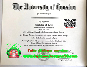 Where to buy a fake diploma from the University of Houston.