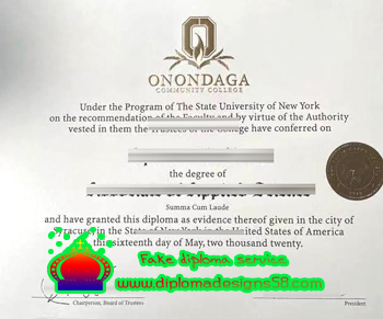 How to buy a fake diploma degree from Onondaga Community College online.
