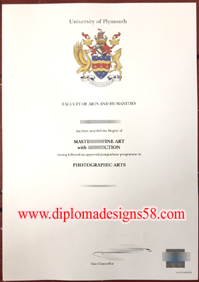Buy fake copies of University of Plymouth certificates online.